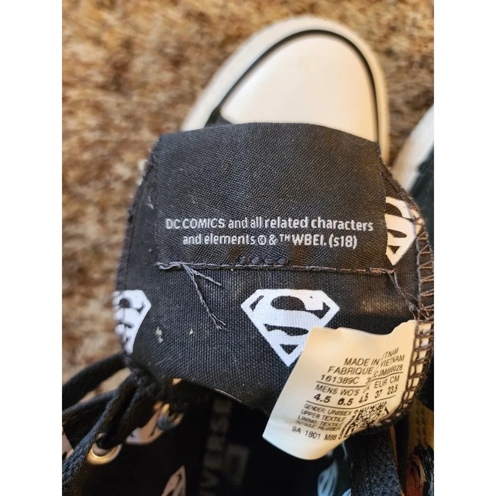 Converse x DC Comics Superman Rebirth Chuck Taylor All Star High Top Women 6.5